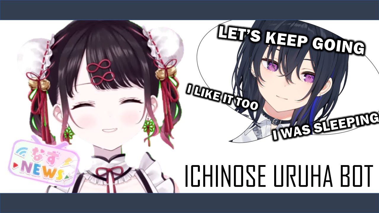 【NazuNews】 Ichinose Uruha Bot 【Kaga Nazuna | VSpo! Kamito ENG SUB】