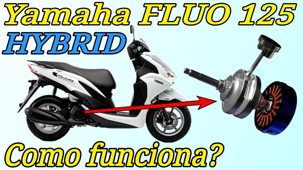 Yamaha Fluo Híbrida - como funciona? (Fluo 125 hybrid connected)