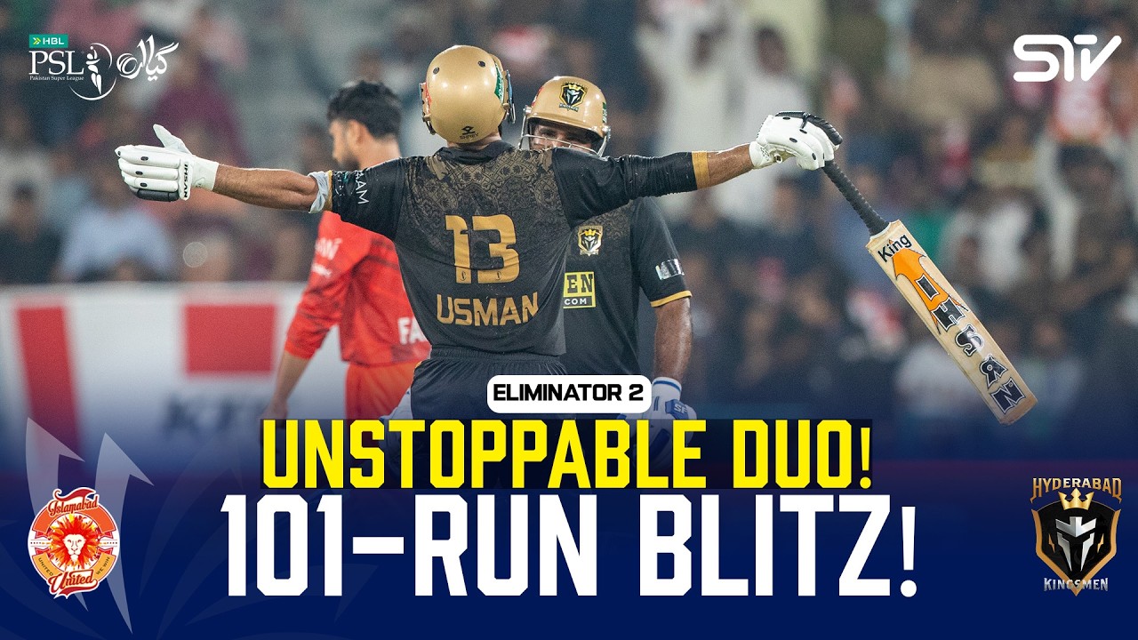 Usman Khan & Perera 101-Run Partnership | United vs Kingsmen | Eliminator 2 | HBL PSL 11 | MZB1J