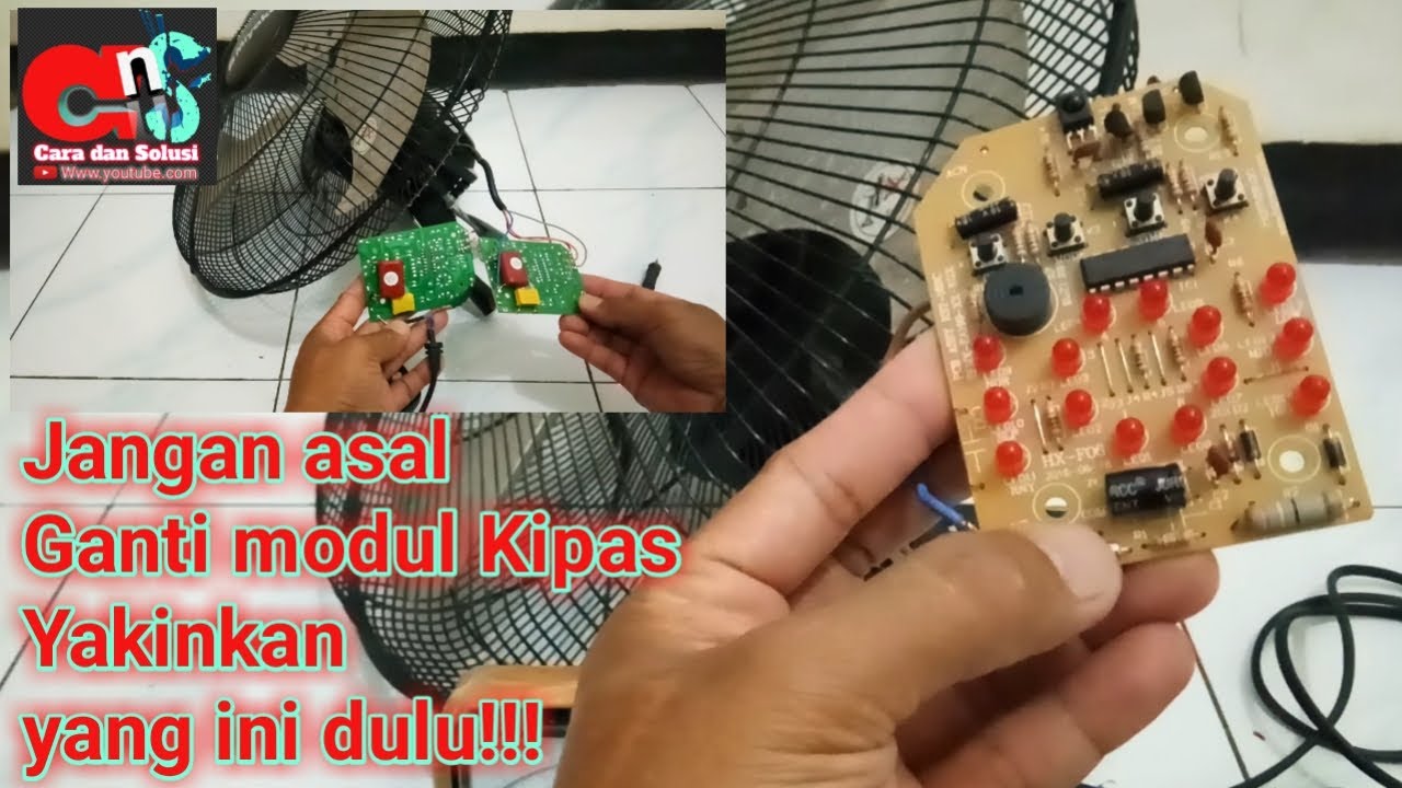 Cara Mengganti Modul Kipas angin Miyako Kst 18 RC#cara#modular#kipasangin