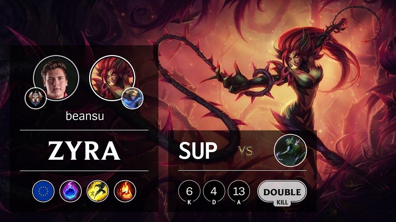 Zyra Support vs Fiddlesticks - EUW Challenger Patch 9.13