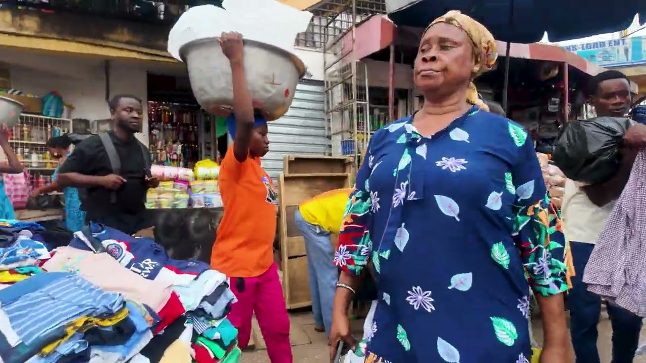 Watch Kumasi Africa market Ghana, 20th Jan 2026