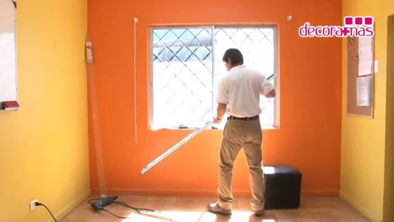 Instalación Cortina Roller Blackout