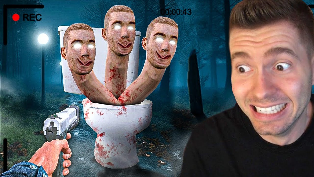 Jogando como SKIBIDI TOILET (JOGO BIZARRO)