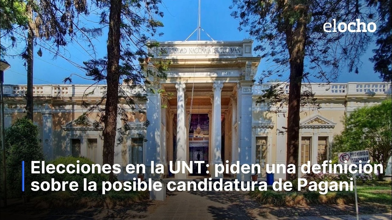 ELECCIONES EN LA UNT: PIDEN UNA DEFINICIÓN SOBRE LA POSIBLE CANDIDATURA DE PAGANI