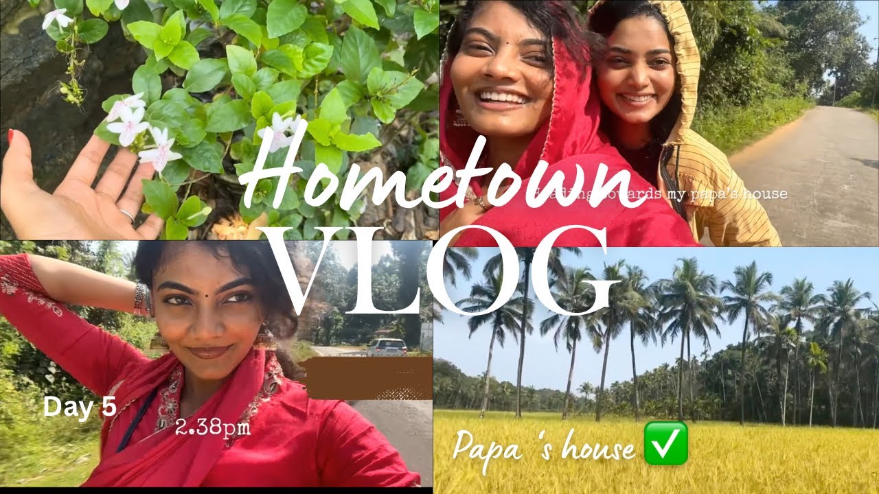 Mangalore dairies day 5 🌴|Hometown daily vlogs |visited dads house | Karthajnapoojary😍