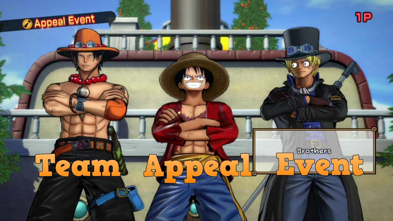 One Piece : Burning Blood - Characters Team Appeal Events | English |