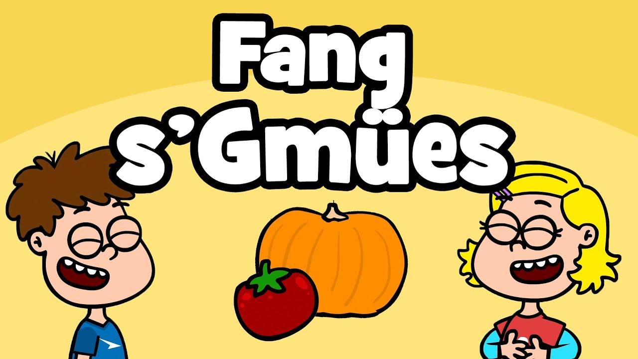 ♪ ♪ Chinderlied Familie | Gsundi ernährig - Fang s'Gmües - Juhui Chinderlieder