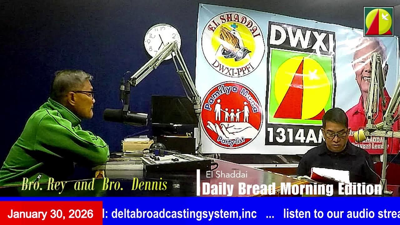 DWXI 1314 AM Live Streaming I Friday (January 30, 2026) #dailybreadmorningedition