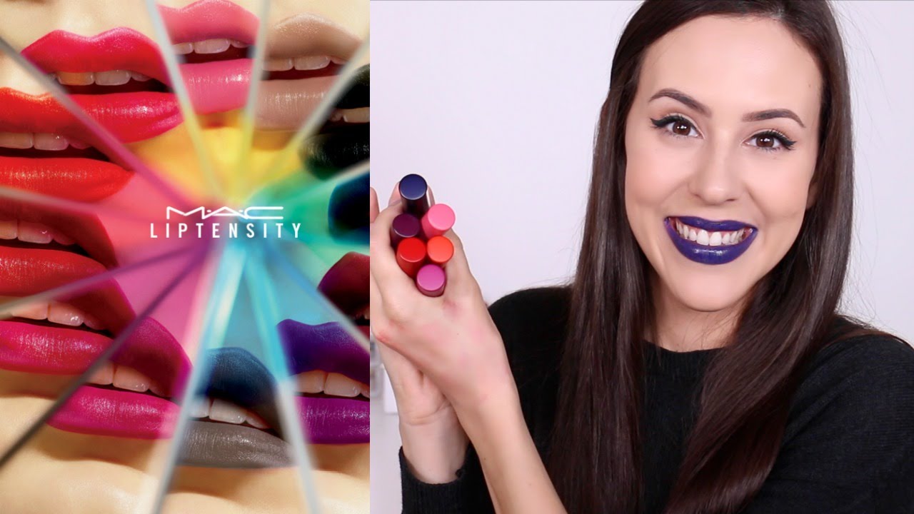 NEW MAC LIPTENSITY LIPSTICKS | Lip Swatches, Comparison & Wear Test