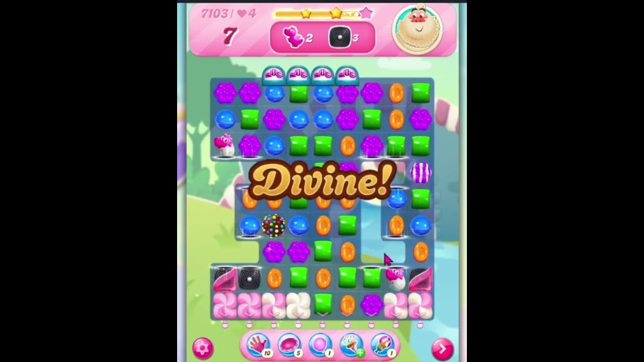 Candy Crush Saga, уровень 7103 | Без бустеров
