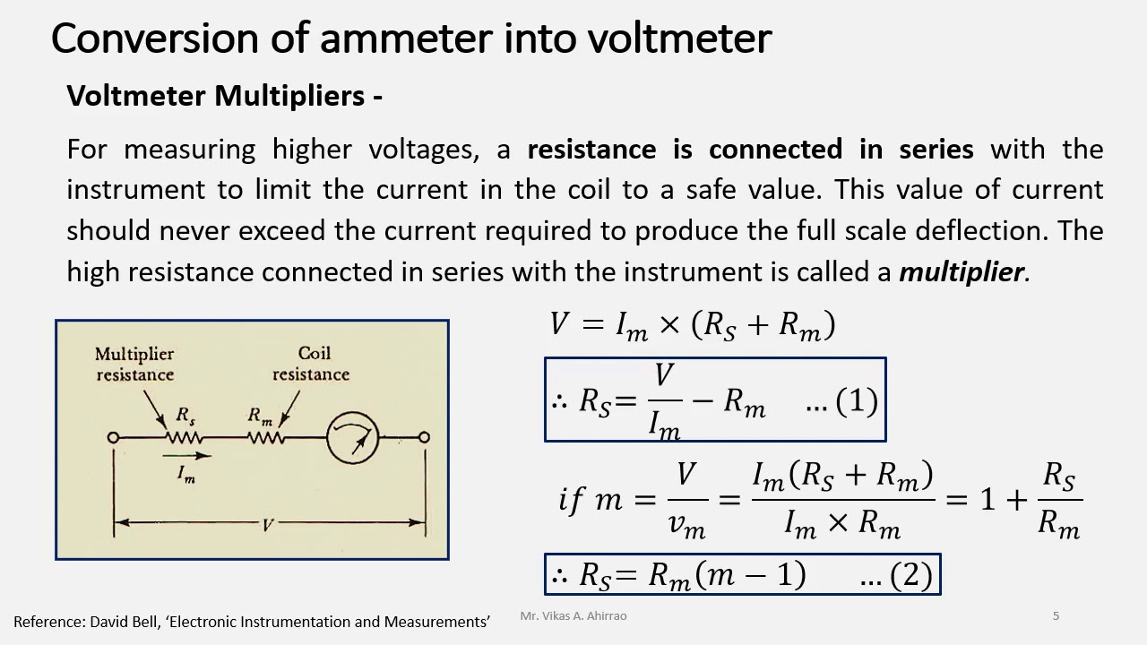 Multirange Voltmeter