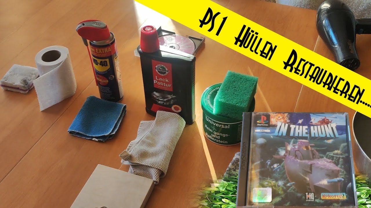PS1 Hüllen Restaurieren, Channelspende und neue Pickups...
