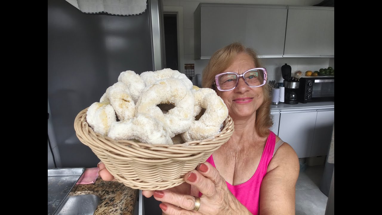 Rosquinha com Leite Ninho Macia e Irresistível! Derrete na Boca