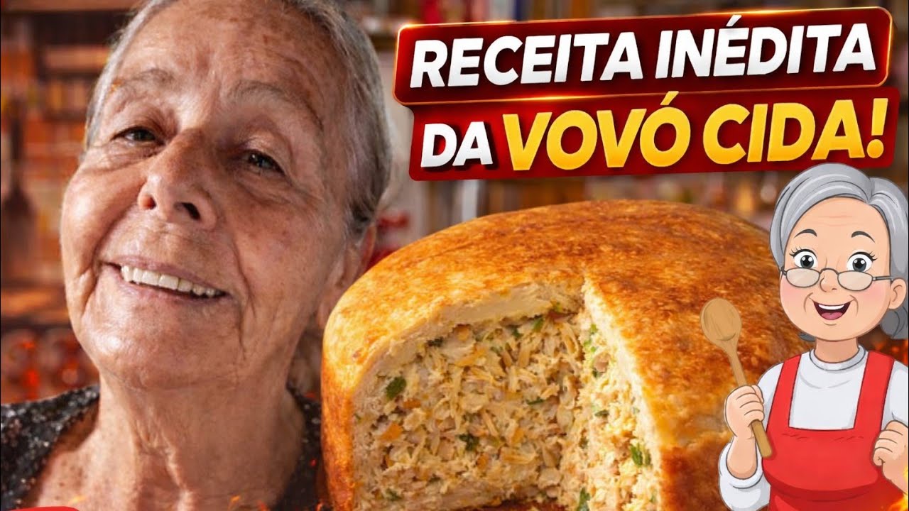 Como fazer um bolo de recheio de frango, receita inédita da vó cida 