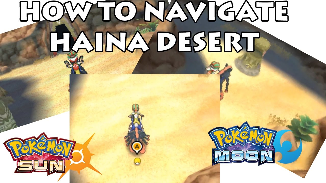 How to Navigate Haina Desert (TM85 Dream Eater, PsychiumZ, and Tapu Bulu Locations)