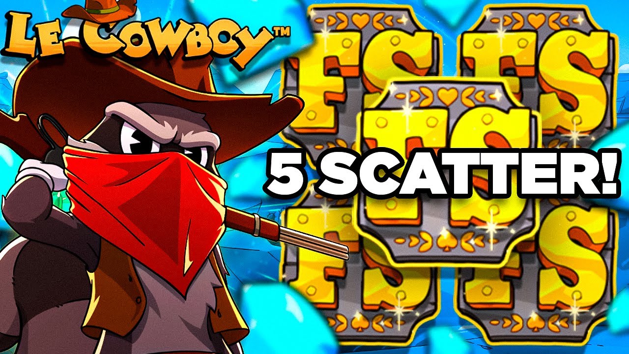 I HIT A 5 SCATTER ON LE COWBOY AGAIN (VERY LUCKY)