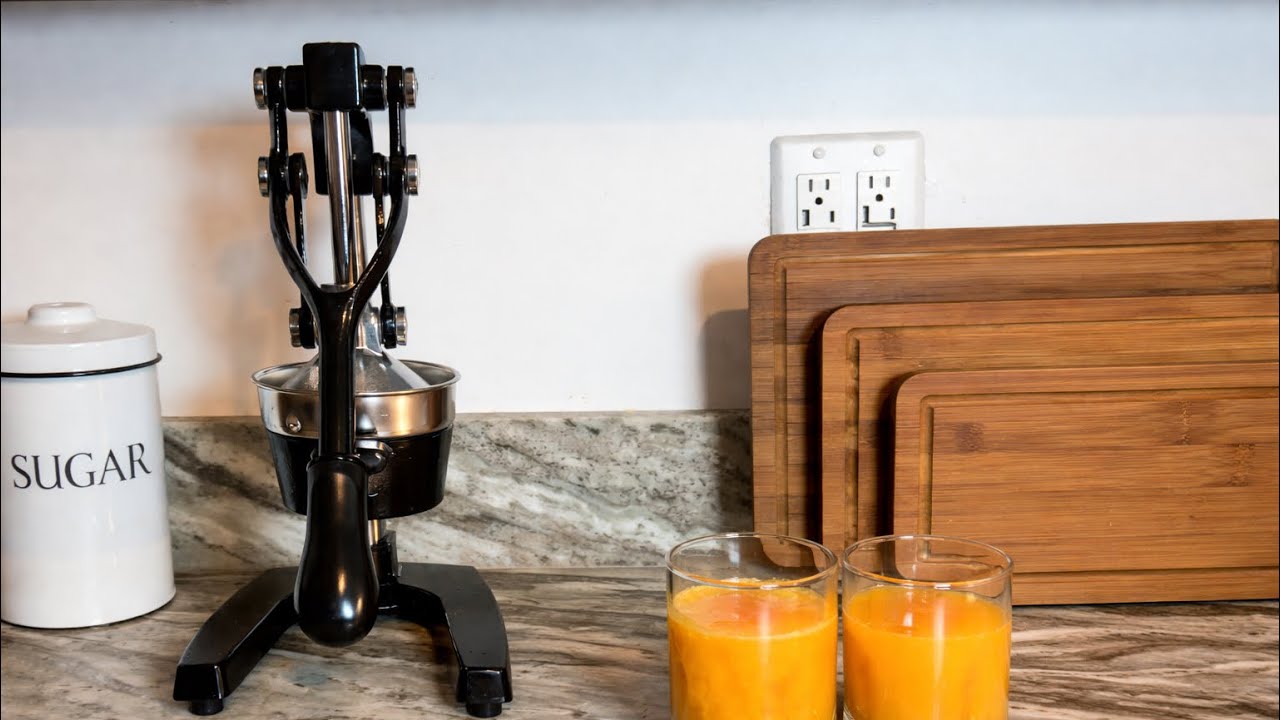 Zulay Kitchen Cast Iron Citrus Juicer | Heavy-Duty Manual Lemon & Orange Press #ad 💖