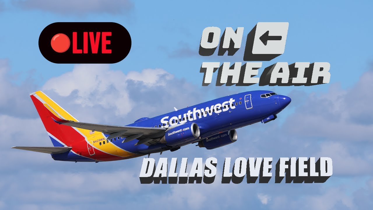 🔴LIVE PLANESPOTTING From DAL Dallas Love Field:Monday Plane Action Mania Plane Spotting@DAL