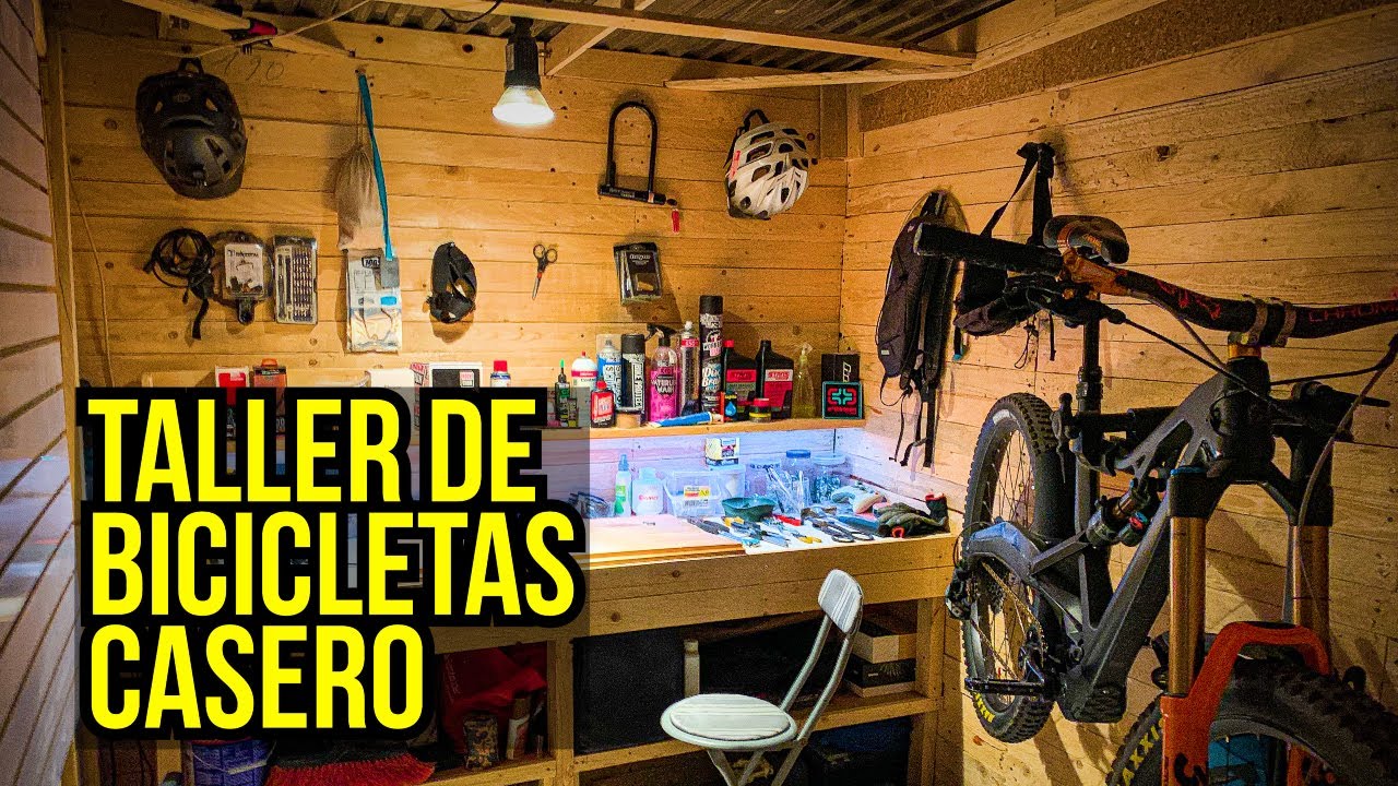 Construyendo un Taller de Bicicletas Casero con Madera Reciclada! (Bike Cave)