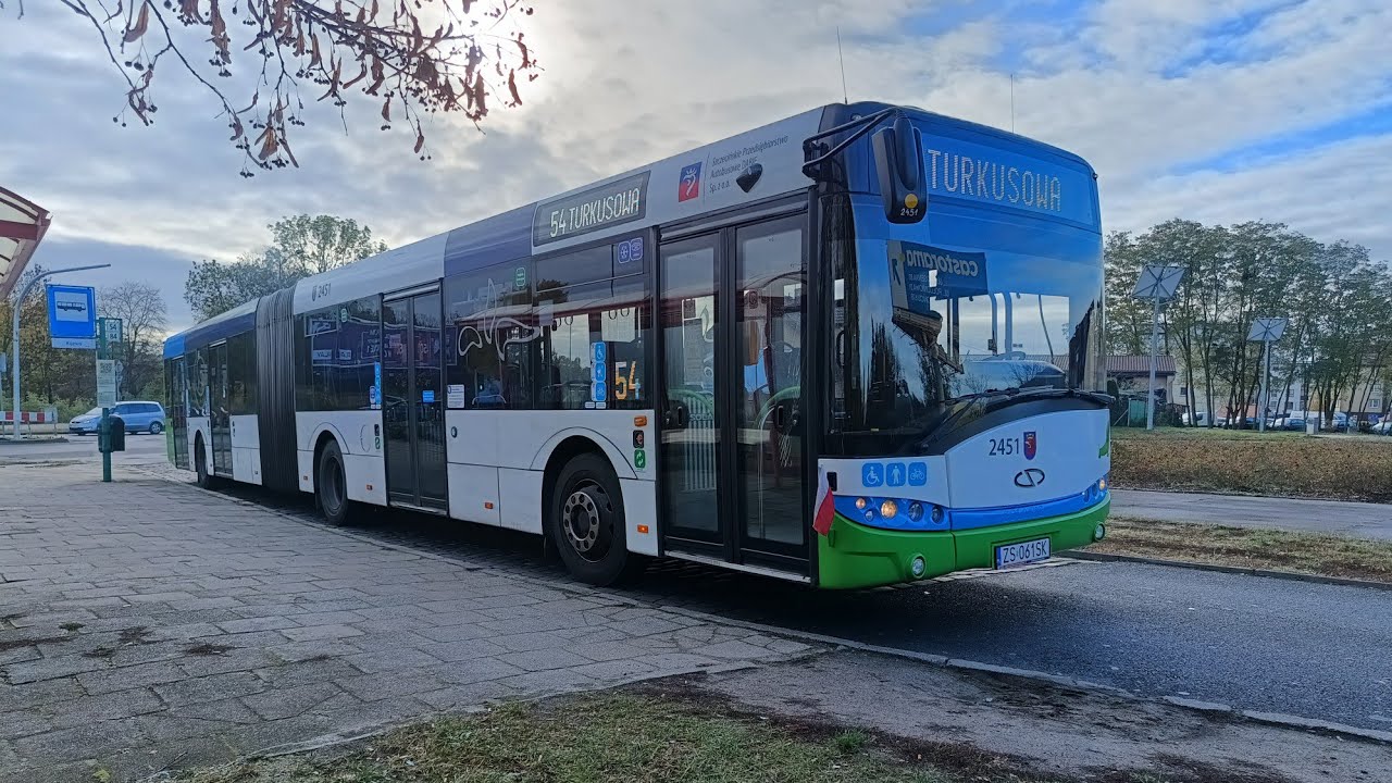 Szczecin, Solaris Urbino 18 III #2451, linia 54