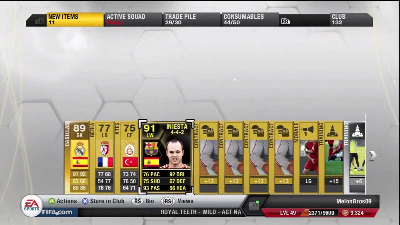 FIFA 13 - BEST EVER PACK, INFORM INIESTA + CASILLAS