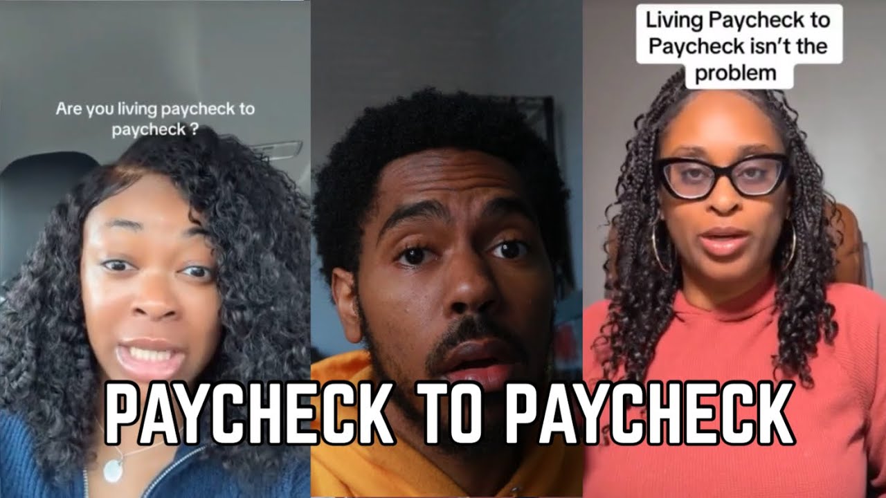 REACTING TO Paycheck To Paycheck Living