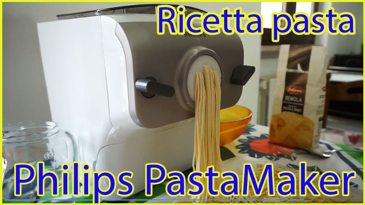 Philips PastaMaker impasto semola di grano duro più acqua, pasta fatta in casa