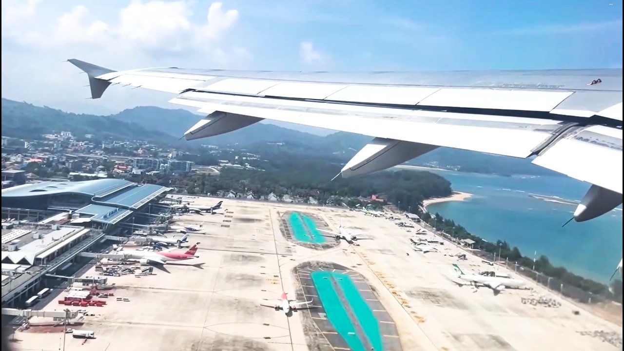 Bangkok Airways 272, Phuket International Airport (HKT) to Bangkok Suvarnabhumi (BKK) Flight Video