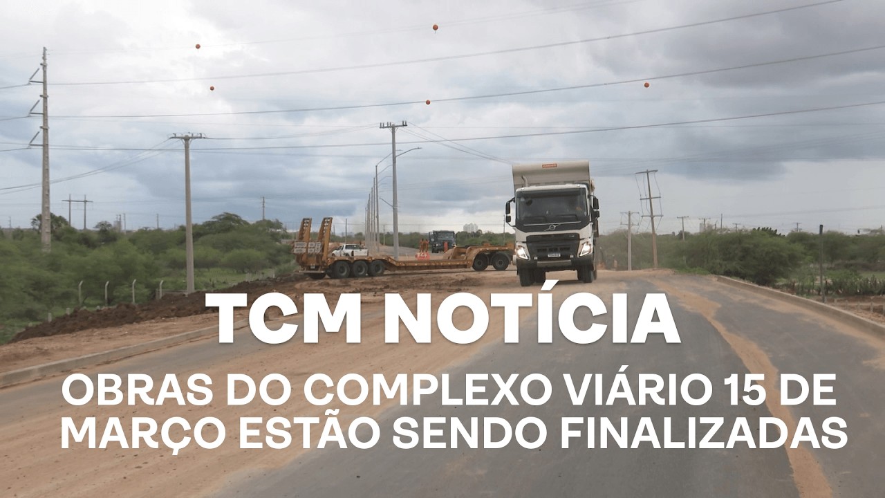 TCM Notícia - Obras do Complexo Viário 15 de Março estão sendo finalizadas