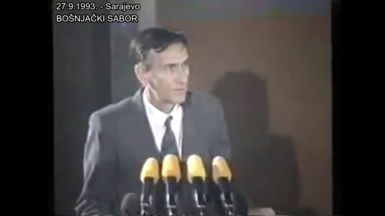 SEPTEMBAR 1993. - ALIJA ISAKOVIĆ (BOŠNJAČKI SABOR)