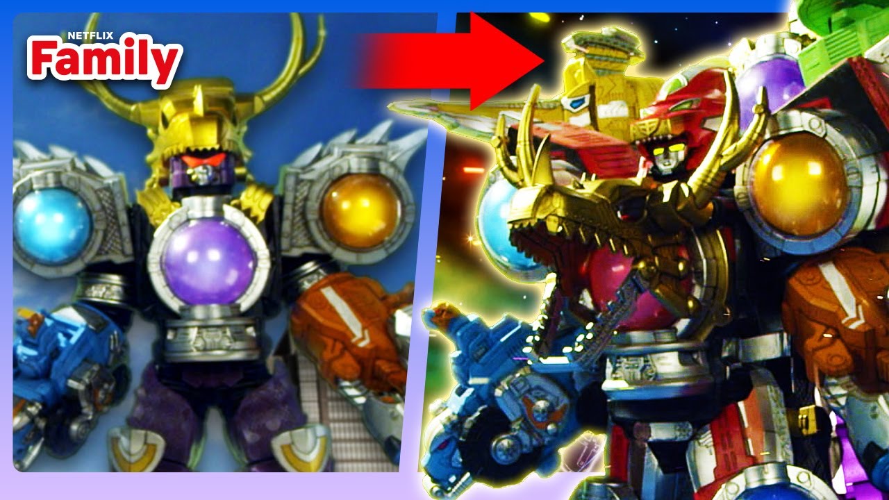 Ultrazord Thunderstorm BATTLE ⛈️ Power Rangers Cosmic Fury | Netflix Family