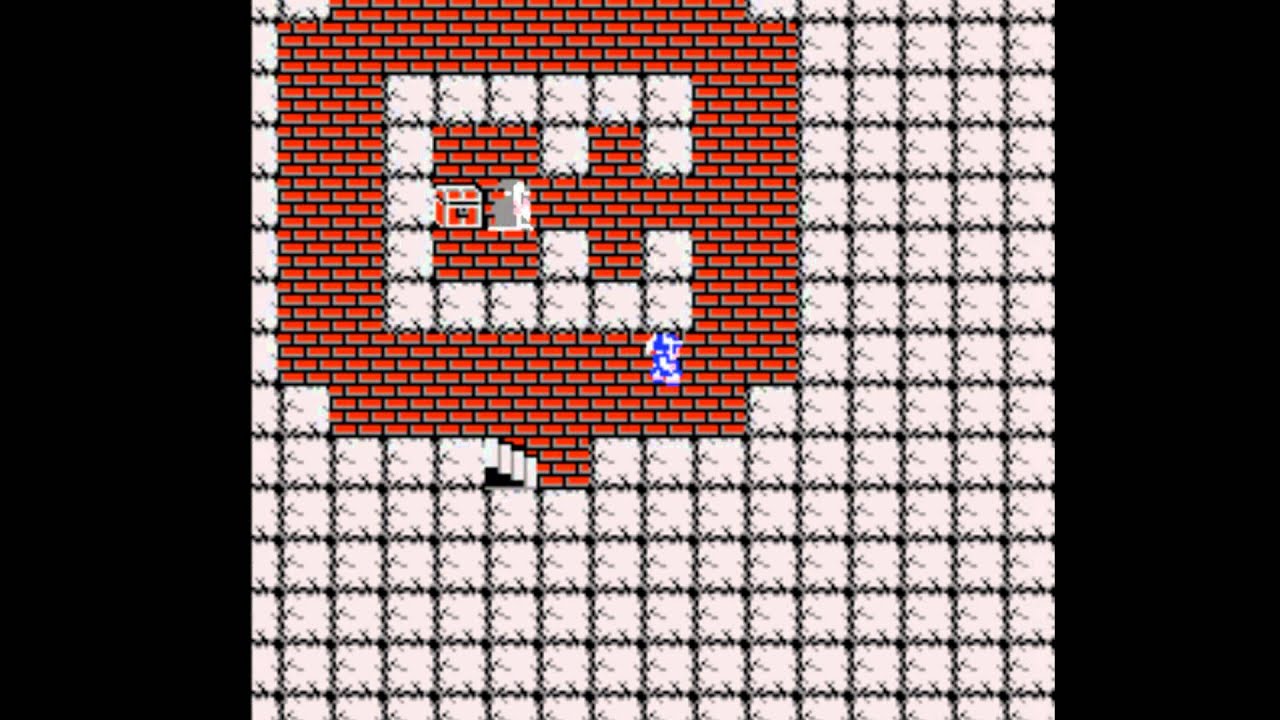 Dragon Warrior NES Obtaining Staff of Rain
