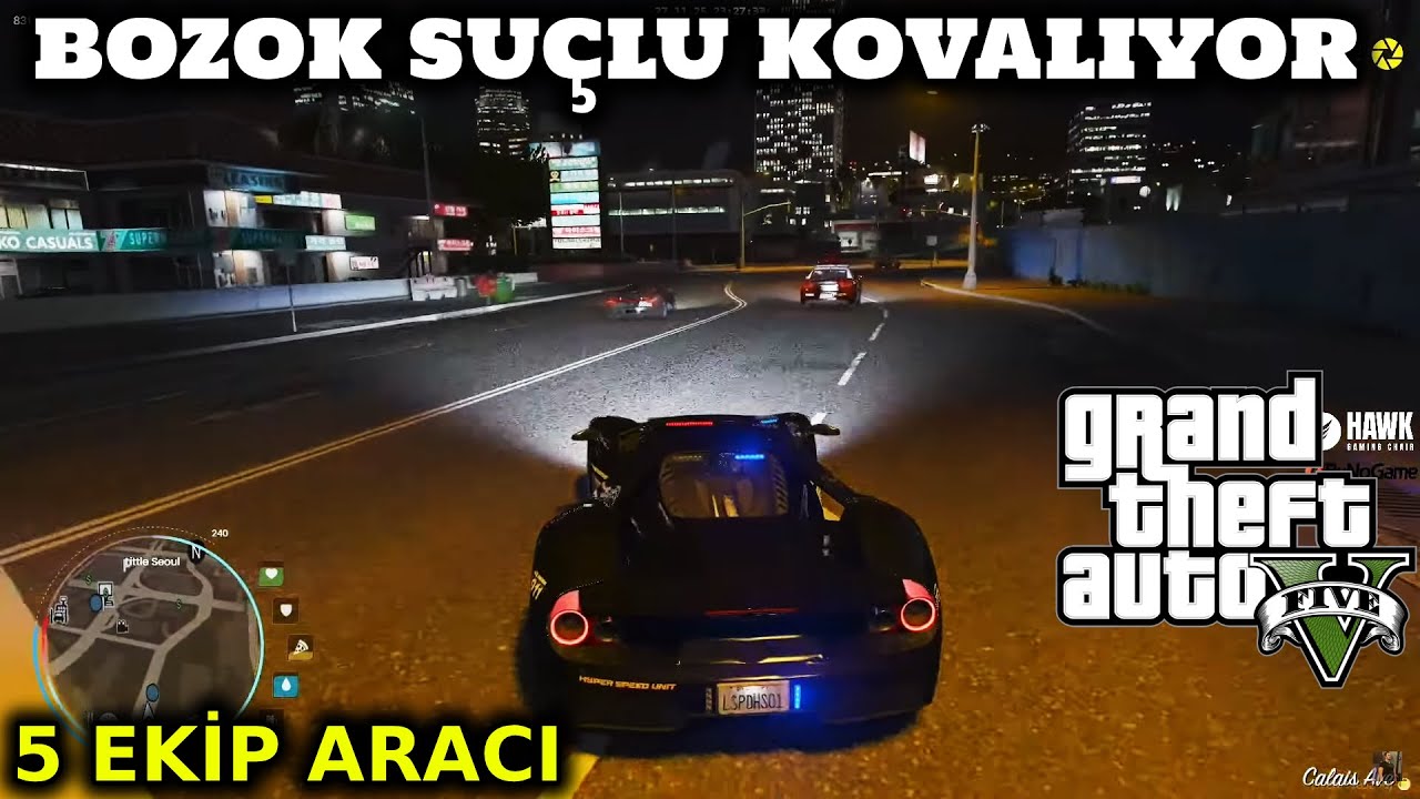 BOZOK SU&Ccedil;LU KOVALIYOR | ELRAENN CHAT'E GELİYOR | EİGHTBORN RP GTA V EFSANE KOVALAMACA @Khonus