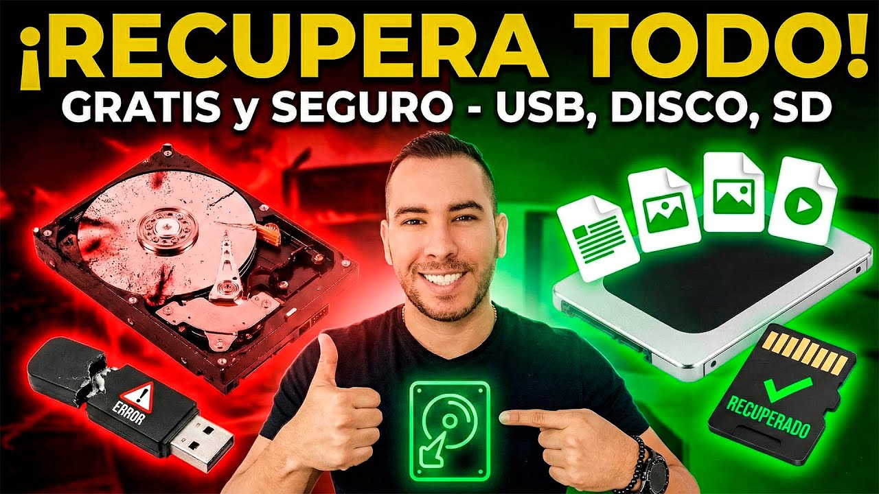 Cómo Recuperar Archivos Borrados GRATIS de TODO (PC, USB y SD) - 100% Gratis