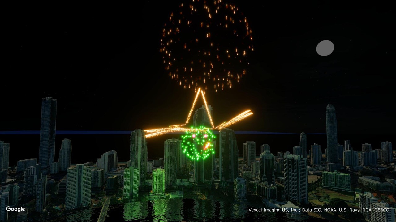 Wicked Fireworks - Defying Gravity - Gold Coast Australia #wickedmusical #cinematic #fireworks