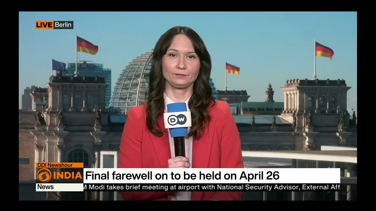 25/04/23 DW Correspondent Emily Leshner in Berlin for DD-India in New Delhi