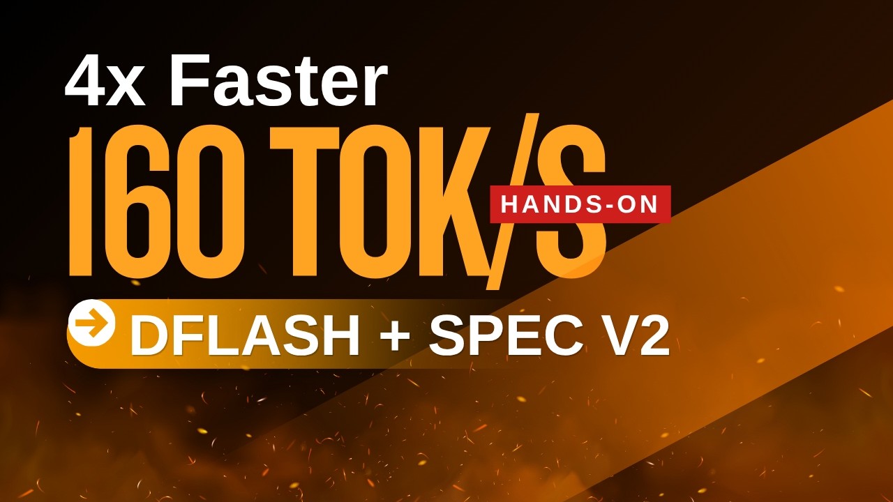 DFlash стала еще быстрее: 4-кратное ускорение до 160 ток/с локально