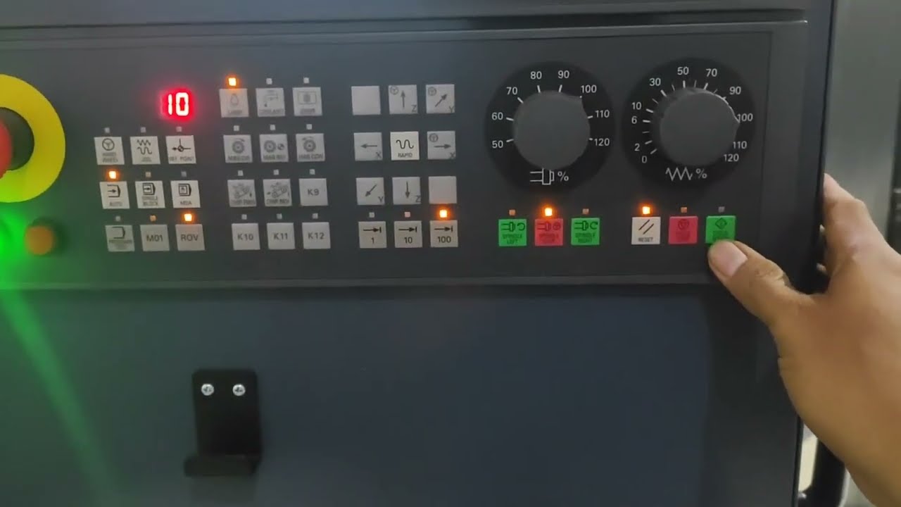 Tutorial Proses Tap di mesin CNC Siemens 808 D