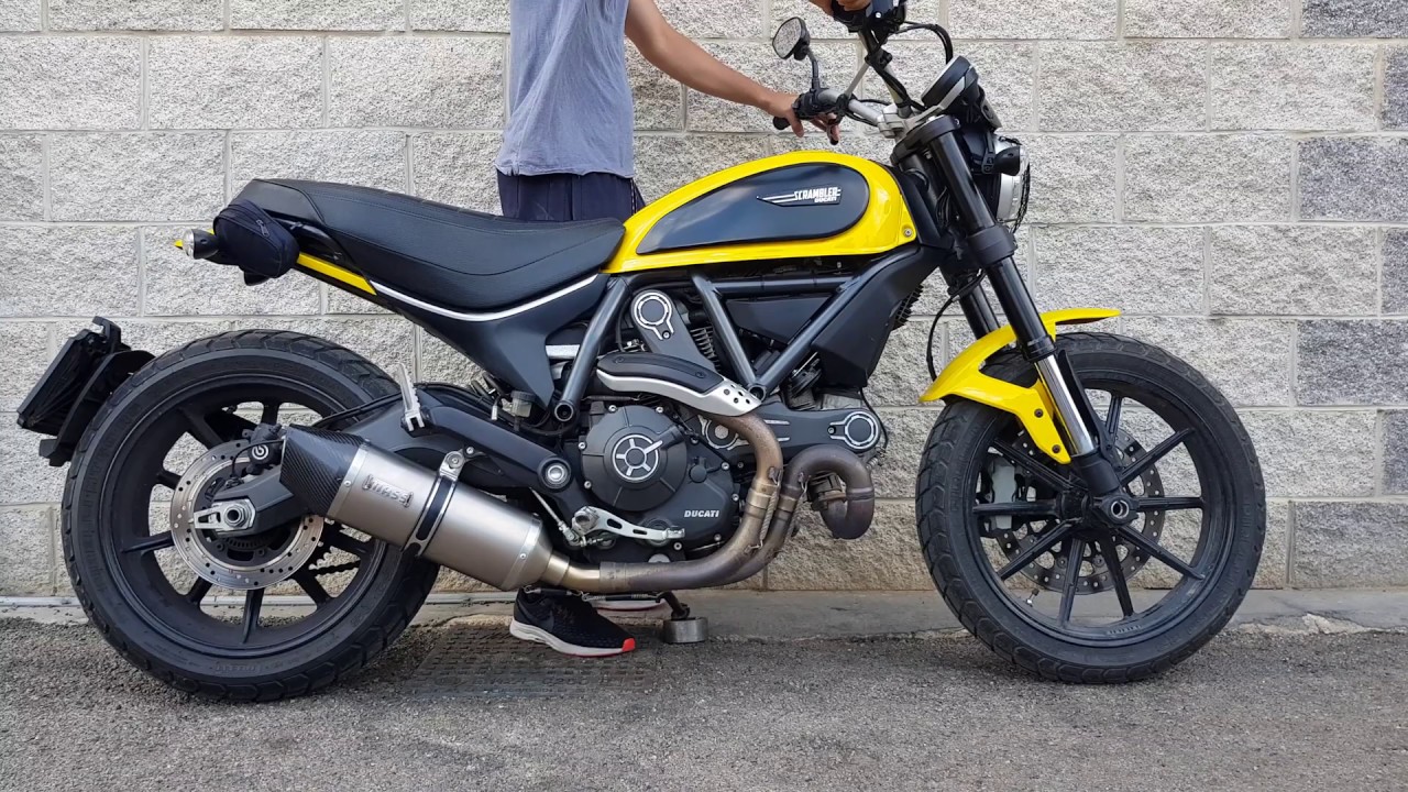 Scarico MASS Oval Titan top carb - Ducati Scrambler 800