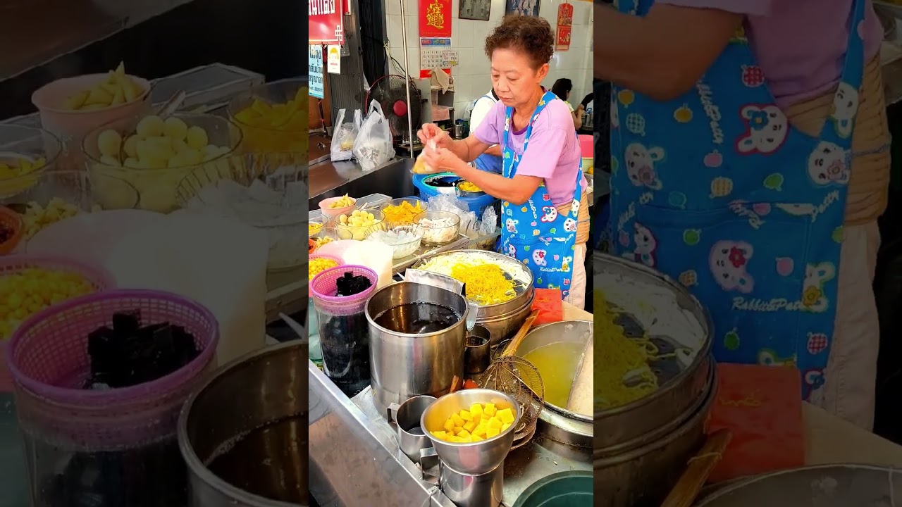ตำนานหมี่หวานขายมายาวนานกว่า 20 ปี‼️ โบ๊กเกี้ยท่าดินแดง กรุงเทพฯ | Sweet Noodles Dessert In Bangkok