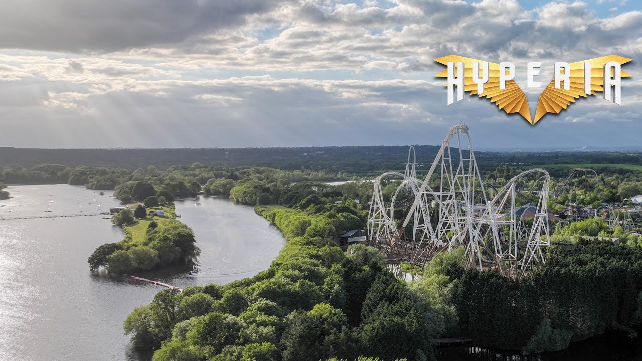 Hyperia at Thorpe Park construction time-lapse video.