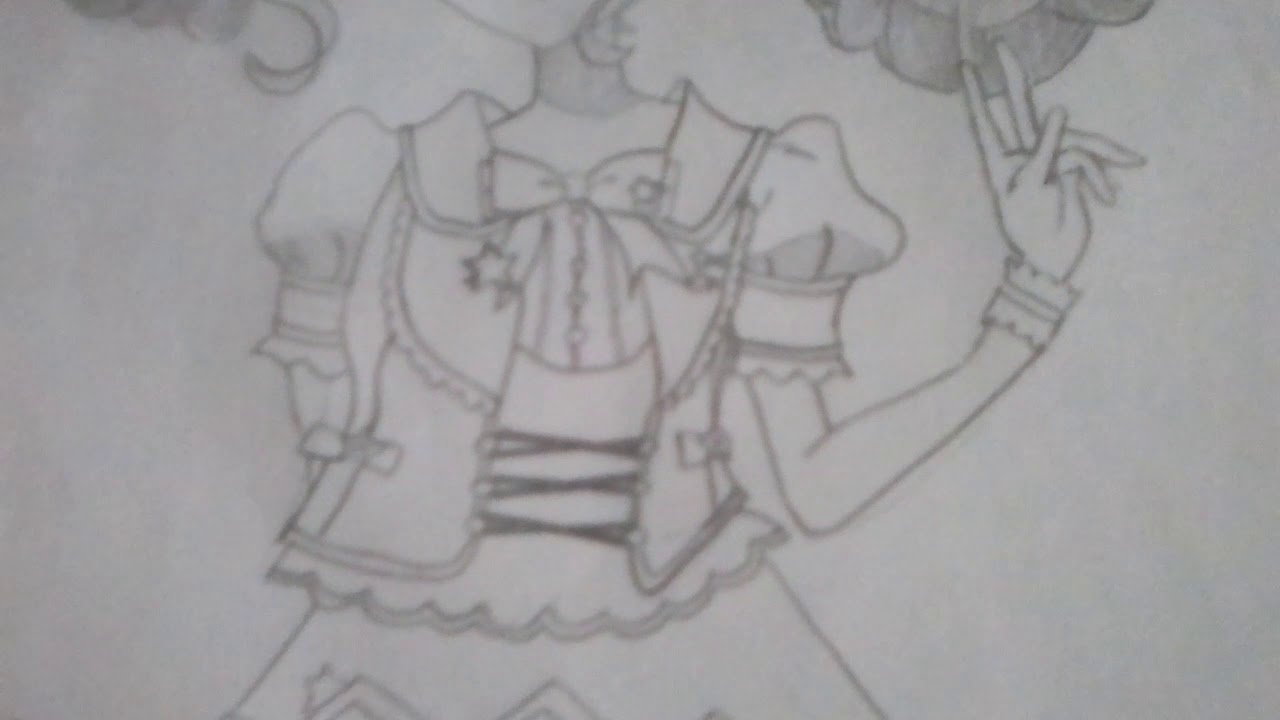 アイカツオンパレード！　『姫石らきちゃん』を描いてみた。