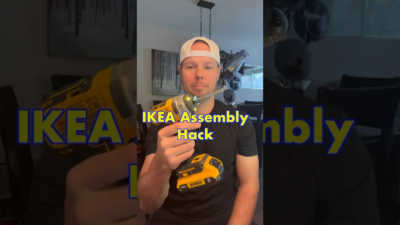 IKEA Furniture Assembly Hack #shorts #ikea #hack