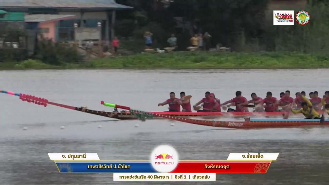 Live งานประเพณีแข่งเรือยาว จ.ชัยนาท