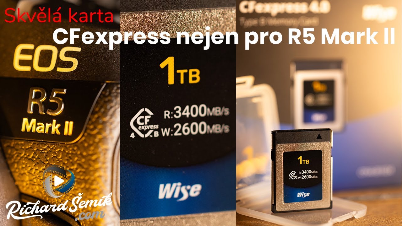 Wise 1 TB - CFespress nejen pro Canon R5 mark ll