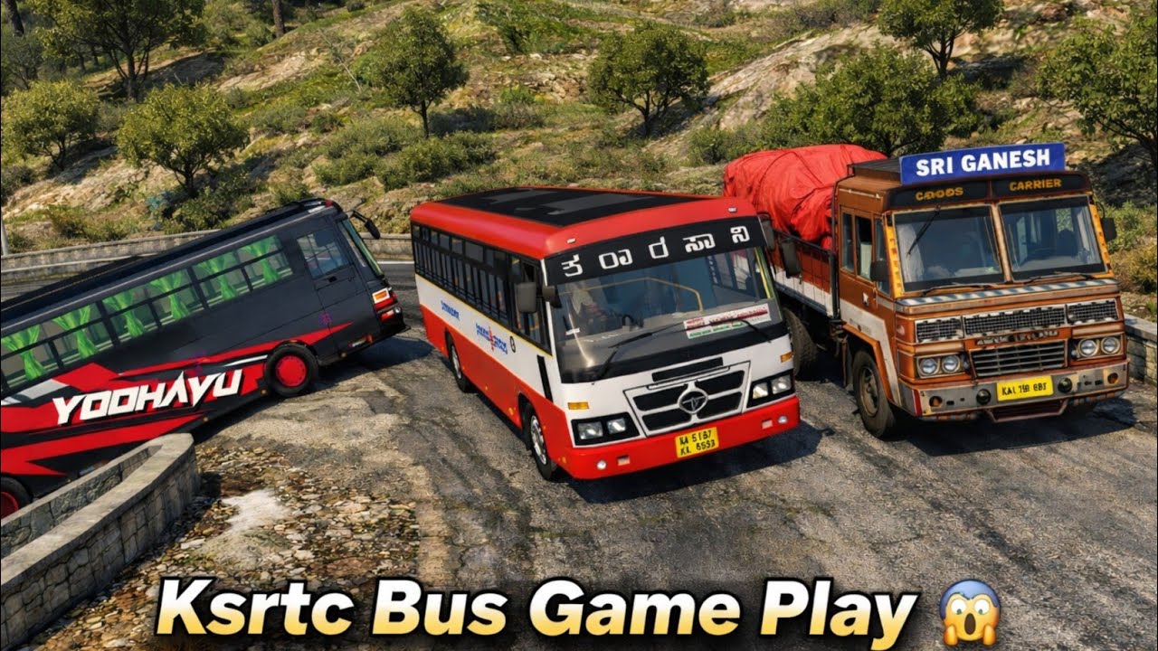 😱Bus Simulator Indonesia Ksrtc Bus Game Play Video Ksrtc Bus Game Play 