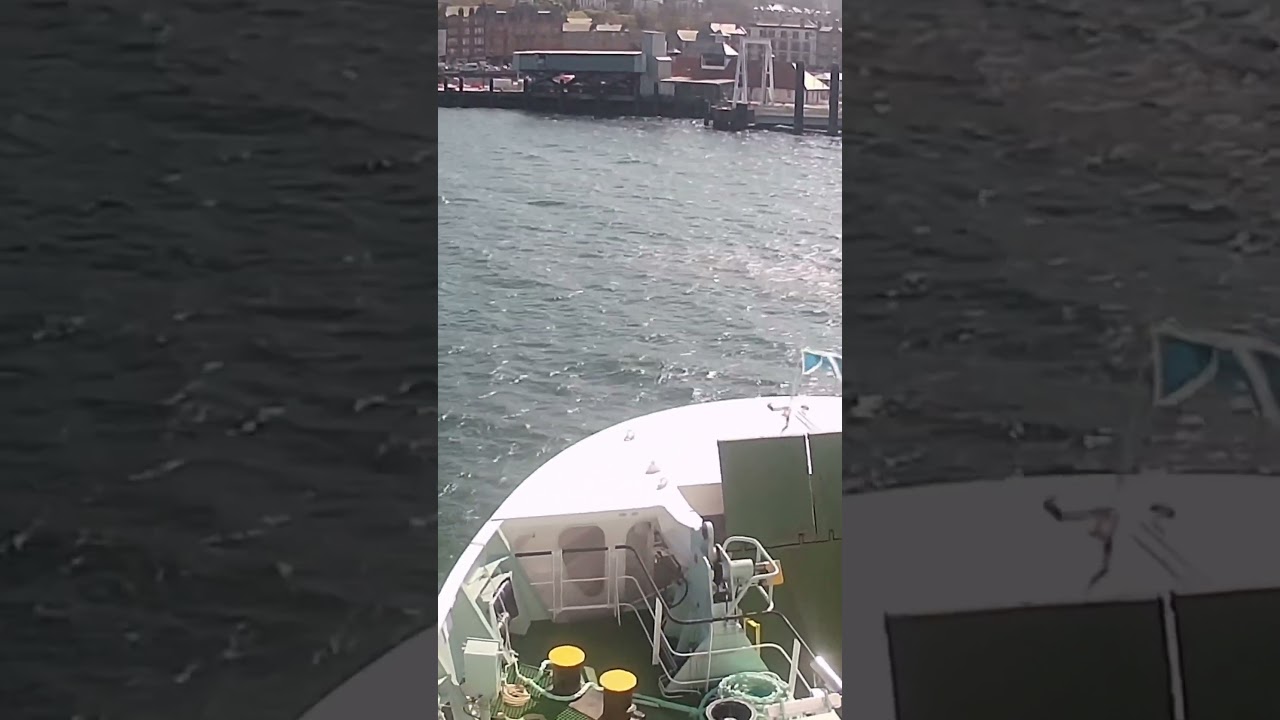 Calmac arriving in rothesay #sea #travel #scotland #boat #trending #shorts #ship