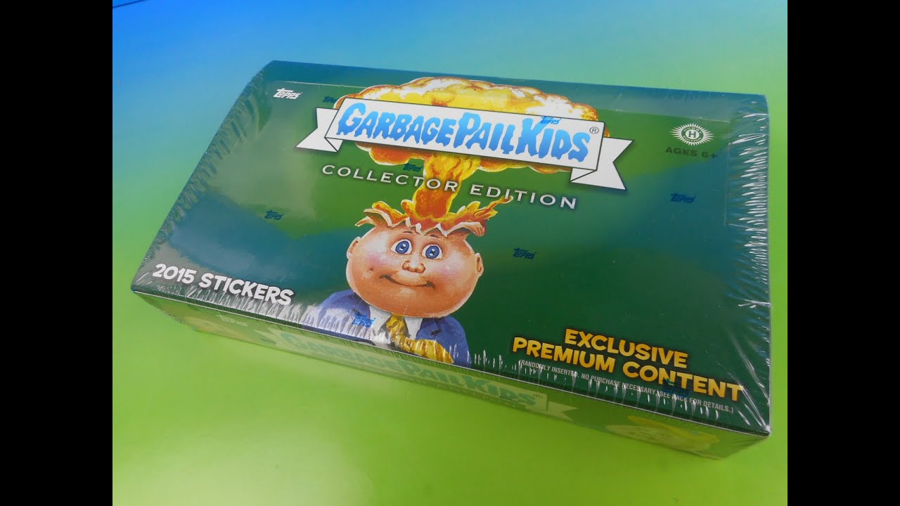 2015 TOPPS GARBAGE PAIL KID'S HOBBY COLLECTORS EDITION BOX BREAK 1 of 1!