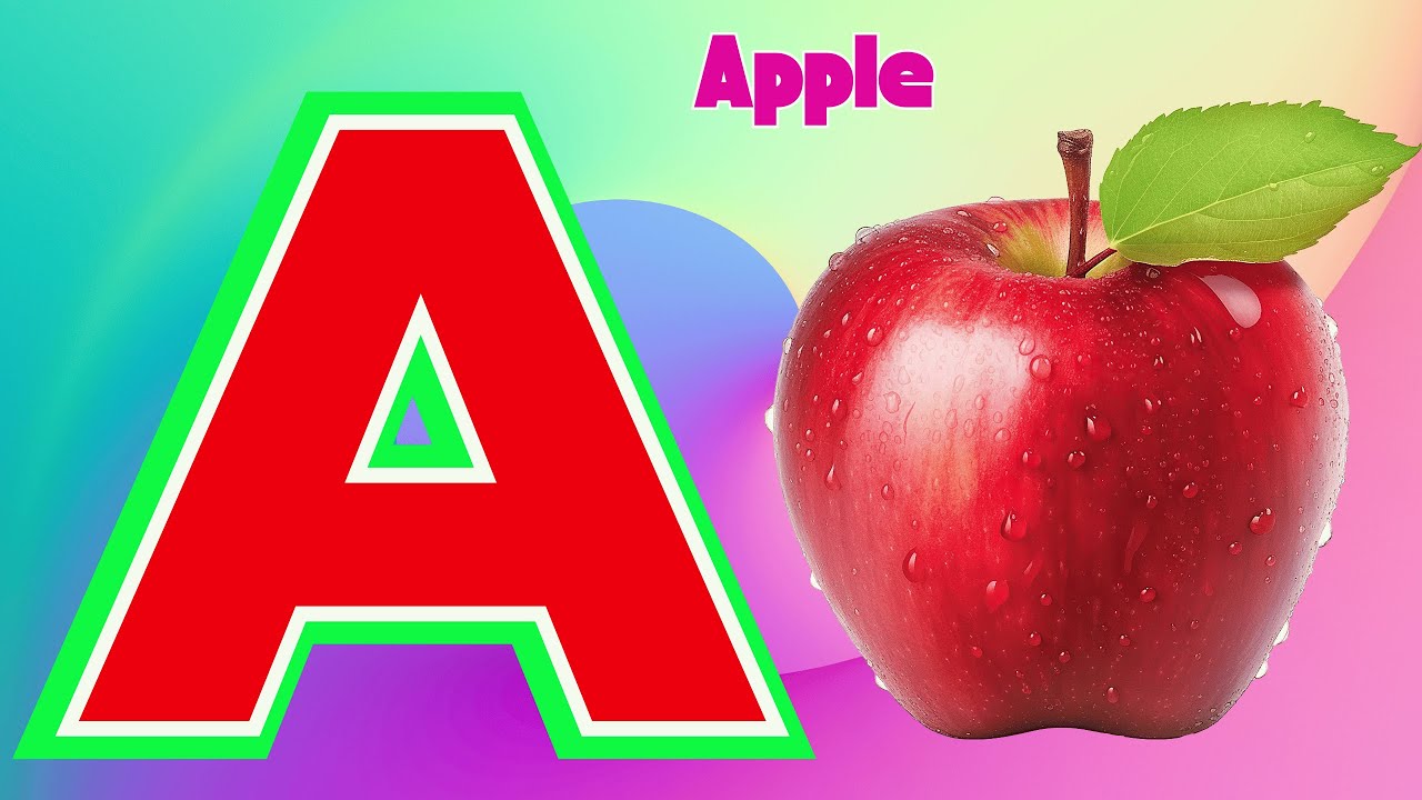 The Phonics Song for Toddlers | A is for Apple - Cartoon and Cute Kids Learning Videos | Abc Song